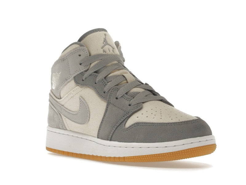 Jordan 1 Mid SE Coconut Milk Particle Grey (GS)
