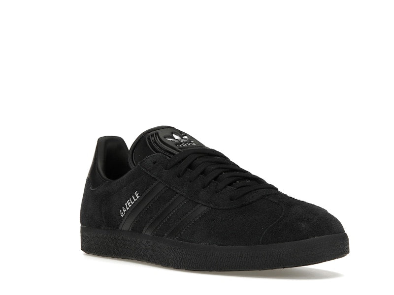 adidas Gazelle All Black Silver Metallic