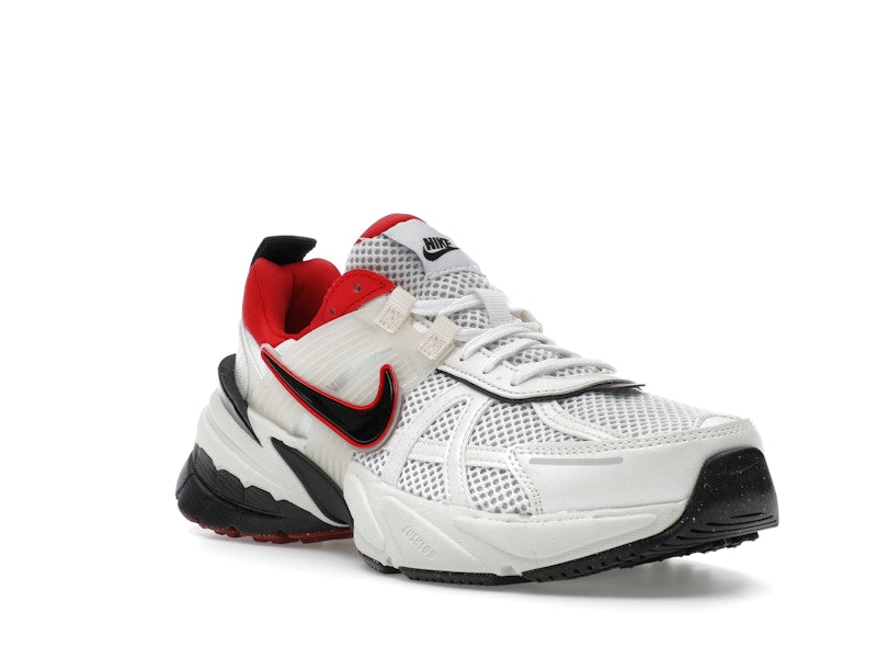 Nike V2K Run Metallic White University Red