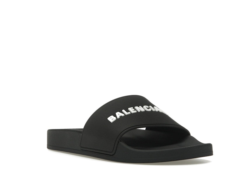 Balenciaga Pool Slide Black White (Women's)