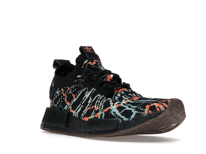 adidas NMD R1 Primeknit Black Multicolor
