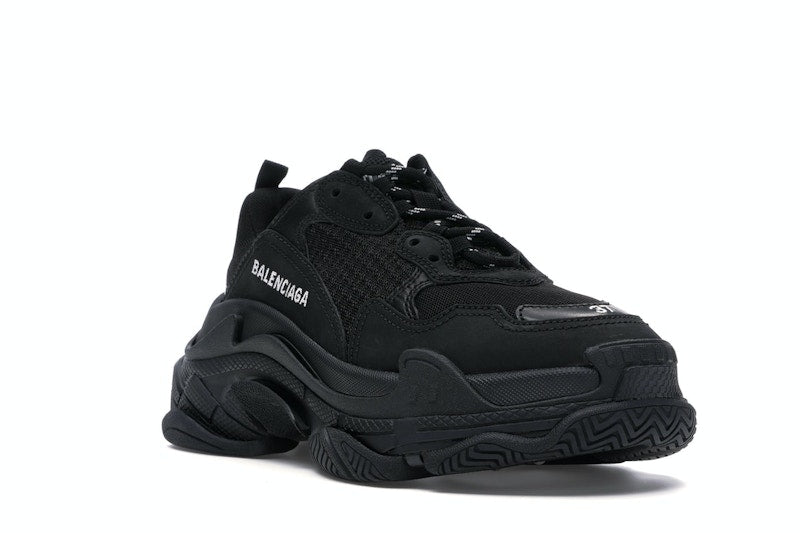 Balenciaga Triple S Triple Black (2018) Reissue Nondistressed (Women's)