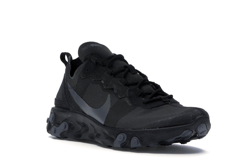 Nike React Element 55 Triple Black
