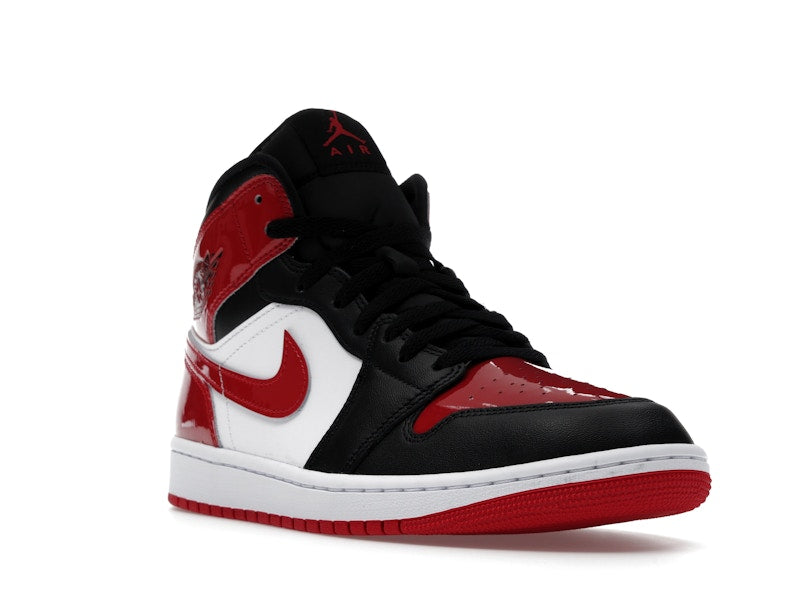 Jordan 1 Mid SE Patent Bred Toe