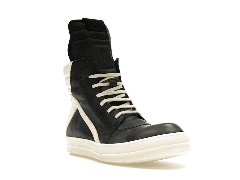 Rick Owens Lido Geobasket Black Milk