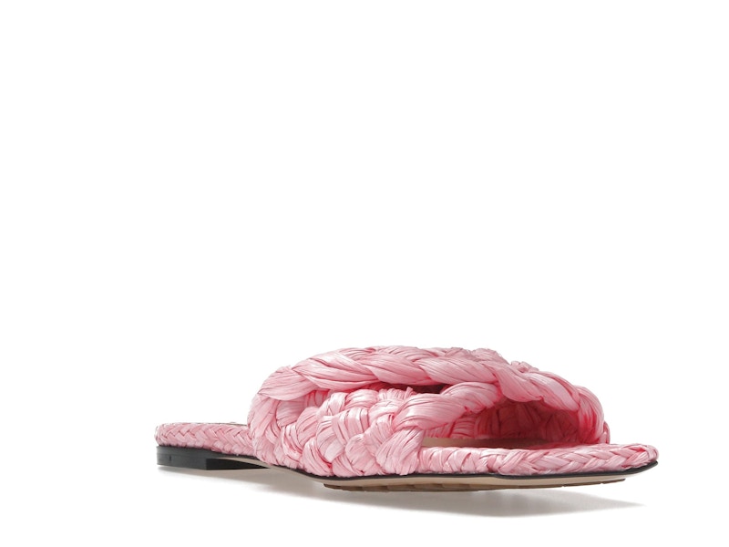Bottega Veneta Raffia Stretch Flat Sandals Blossom (Women's)