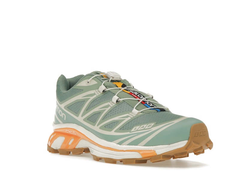 Salomon XT-6 Granite Green Blazing Orange