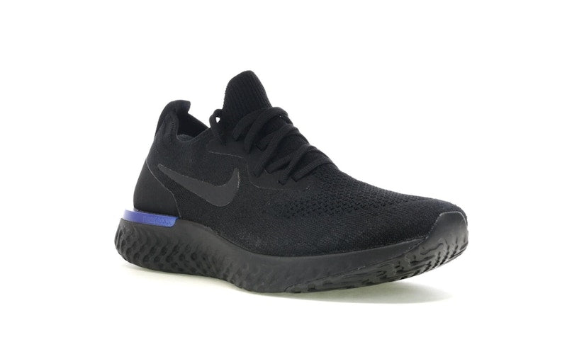 Nike Epic React Flyknit Black Racer Blue (Women's)