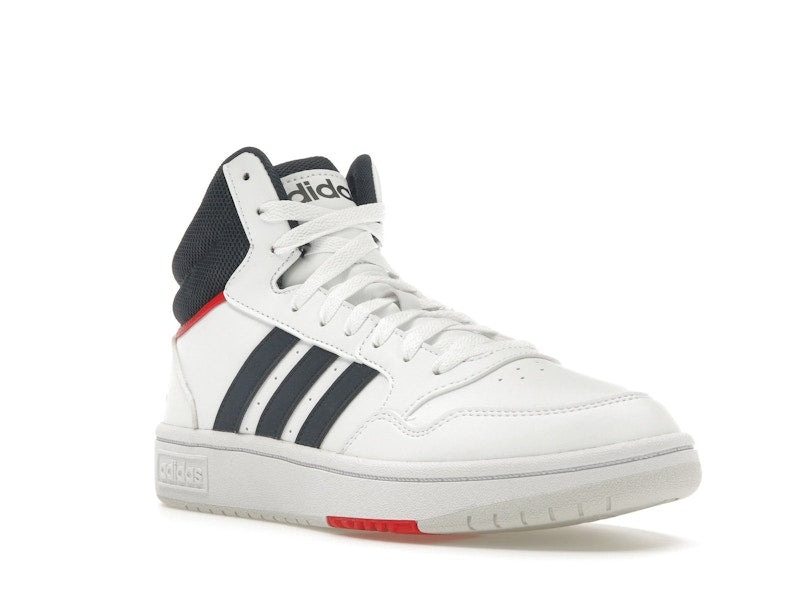 adidas Hoops 3.0 White Navy Red