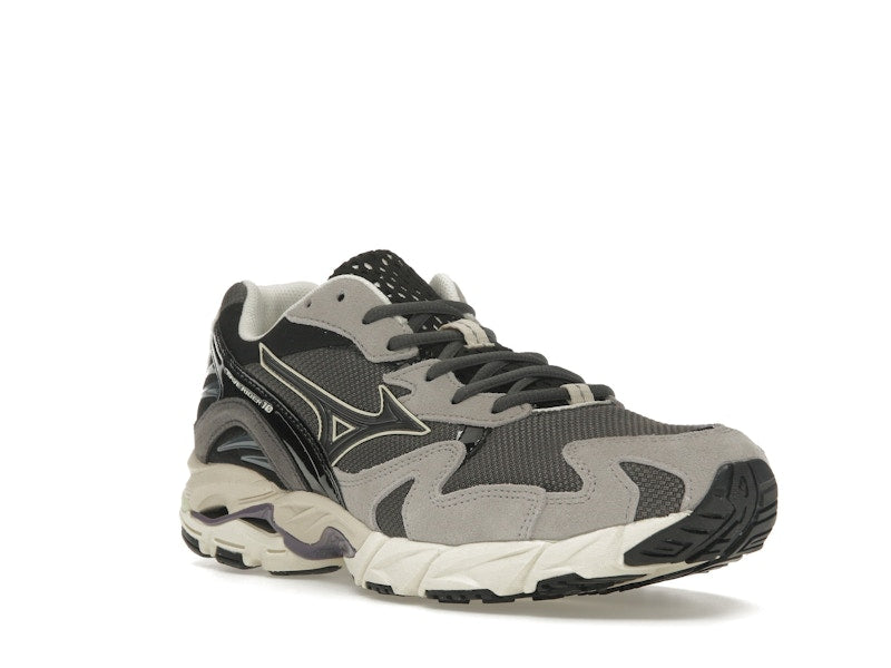 Mizuno Wave Rider 10 Dark Grey Lime Yellow