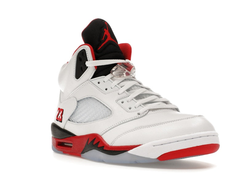 Jordan 5 Retro Fire Red Black Tongue (2025)