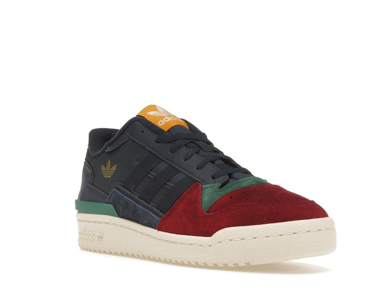 adidas Forum Exhibit Low 2.0 Collegiate Navy Burgundy Green