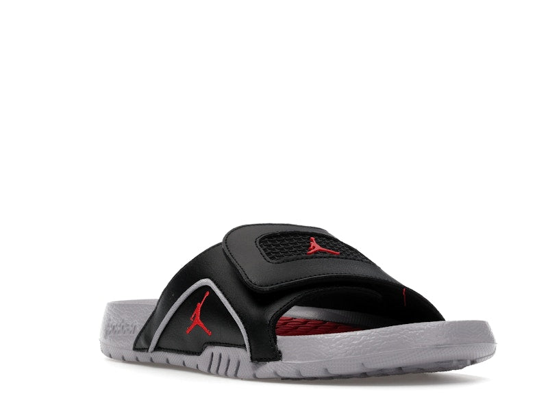 Jordan Hydro 4 Retro Black Cement Grey Fire Red (GS)