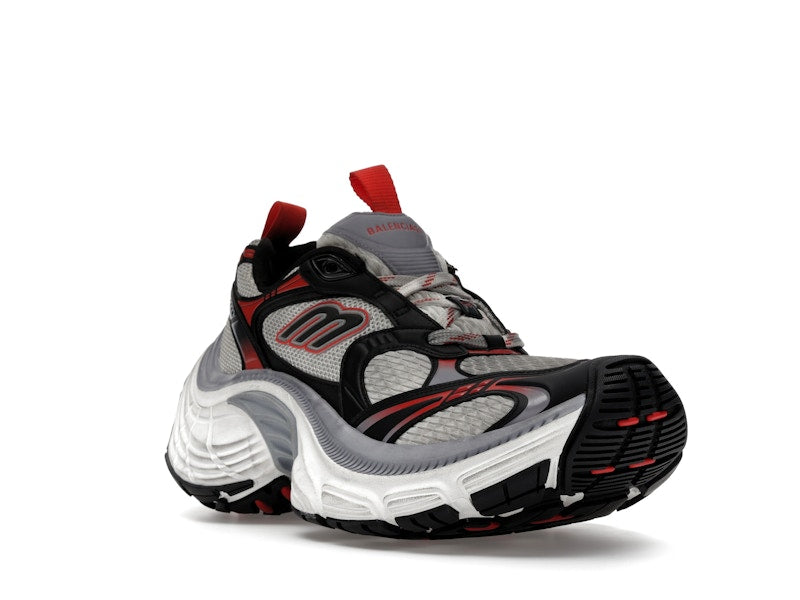 Balenciaga 10XL Worn-Out Grey White Red