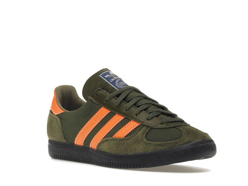 adidas Barrowland SPZL Dust Green Signal Orange