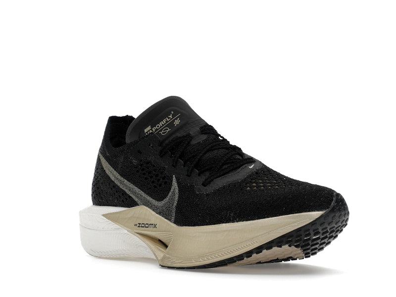 Nike ZoomX Vaporfly 3 Black Metallic Gold Grain (Women's)