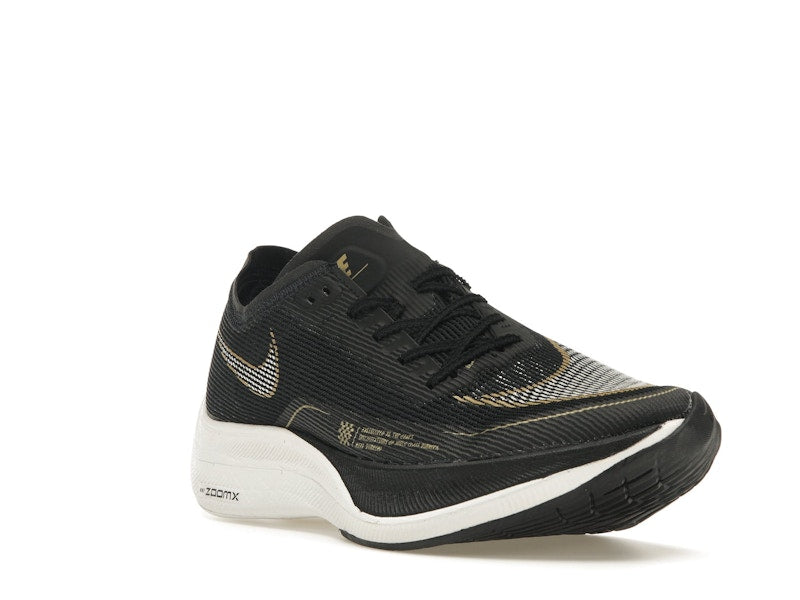 Nike ZoomX Vaporfly Next% 2 Black Metallic Gold Coin (Women's)