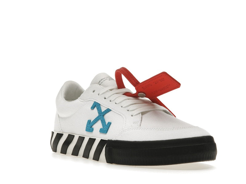 OFF-WHITE Vulcanized Low White Teal Canvas