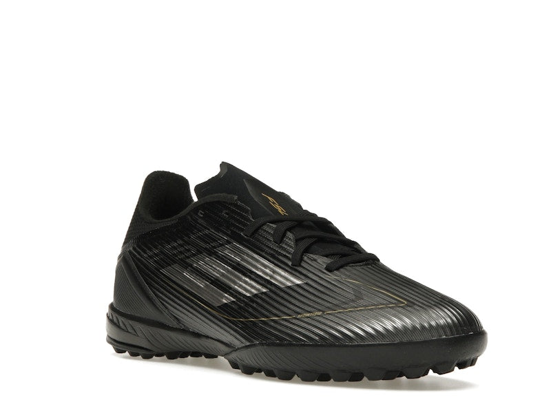adidas F50 League Turf Core Black Iron Metallic Gold Metallic