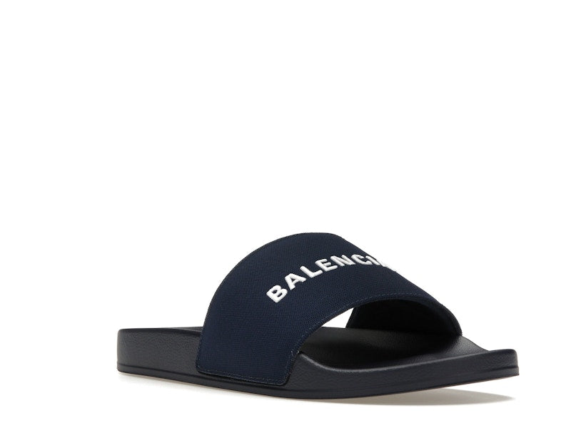 Balenciaga Pool Slide Navy
