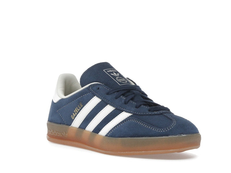 adidas Gazelle Indoor Night Indigo Off White Gold Metallic