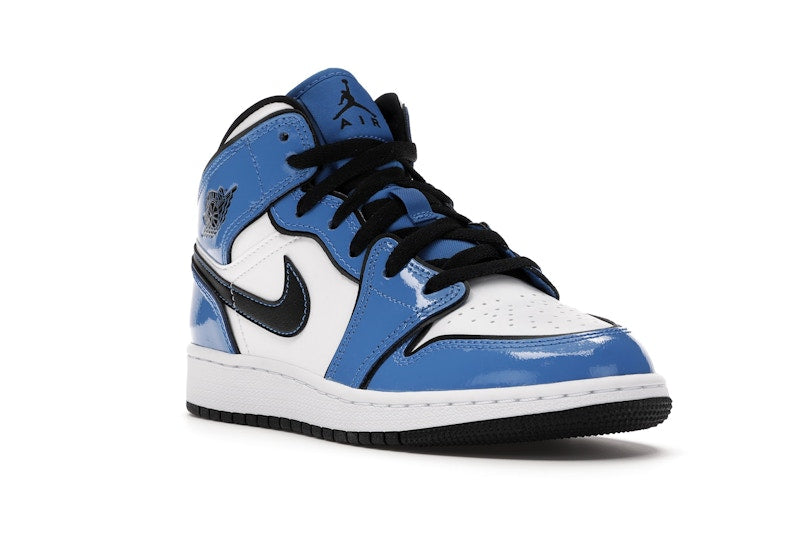 Jordan 1 Mid Signal Blue (GS)