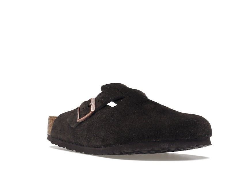 Birkenstock Boston Soft Footbed Suede Mocha