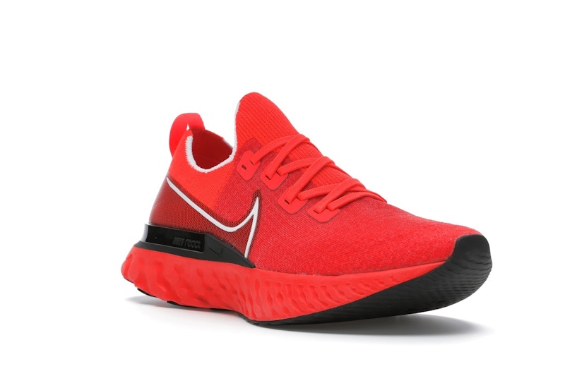 Nike React Infinity Run Flyknit Bright Crimson Black