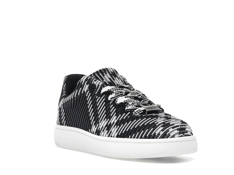 Burberry Check Knit Box Sneaker Black White (Women's)
