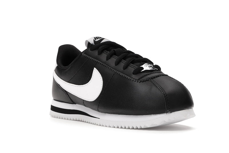 Nike Cortez Basic Leather Black White (GS)