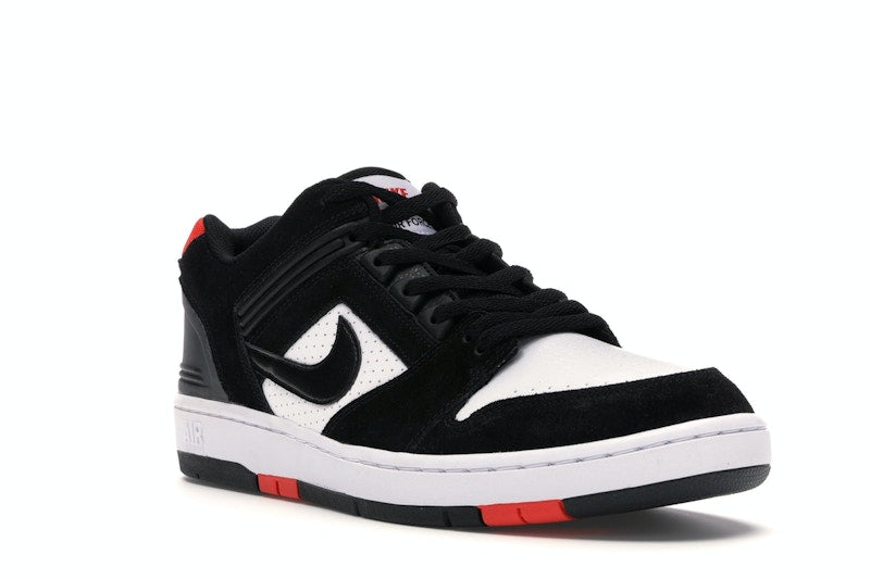 Nike SB Air Force 2 Low Black White Habanero Red