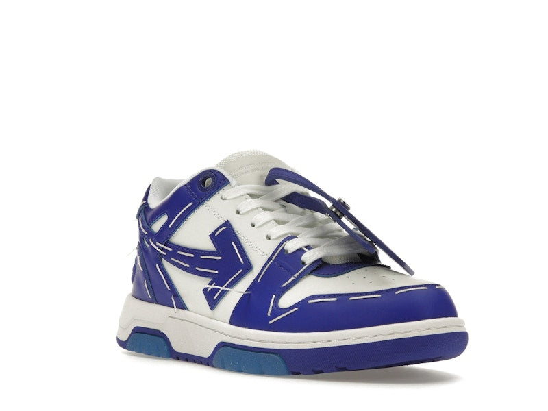 OFF-WHITE Out Of Office Sartorial Stitching White Dark Blue (Women's)