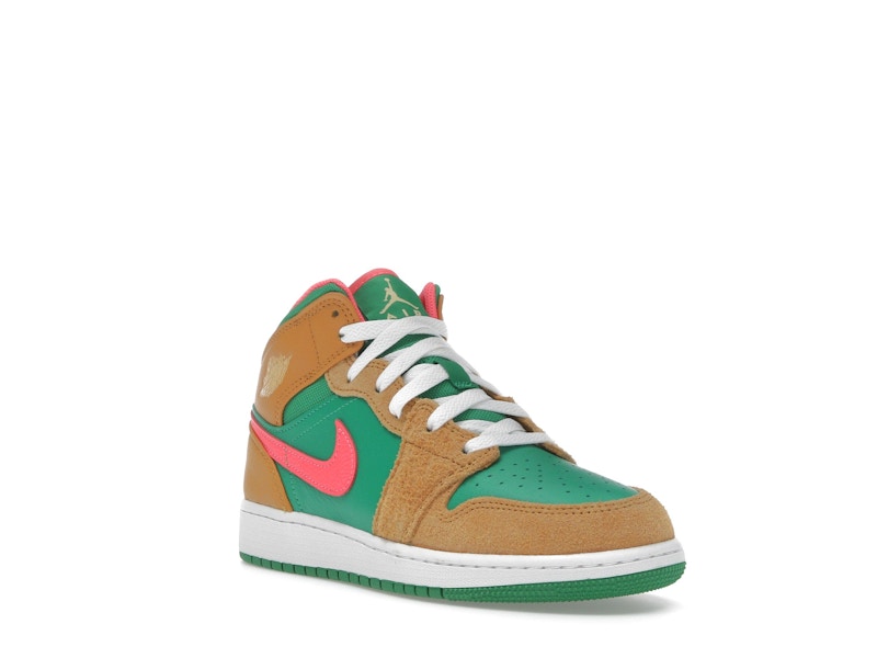 Jordan 1 Mid SE Chutney Lucky Green (GS)