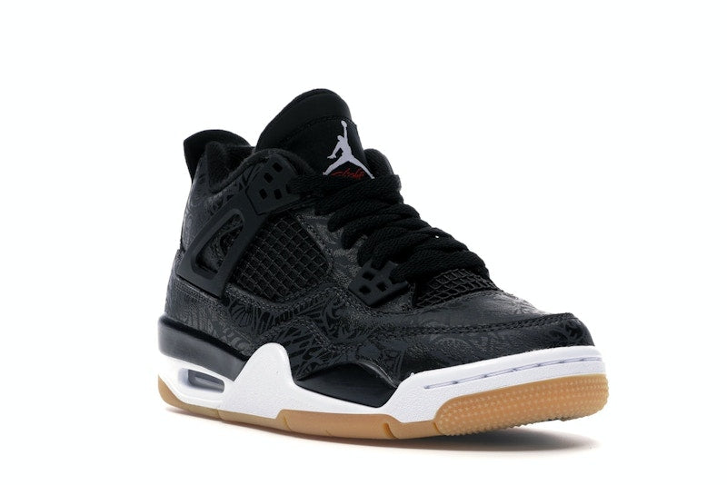 Jordan 4 Retro Laser Black Gum (GS)
