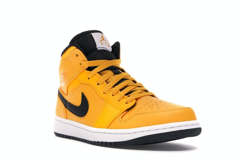 Jordan 1 Mid University Gold Black