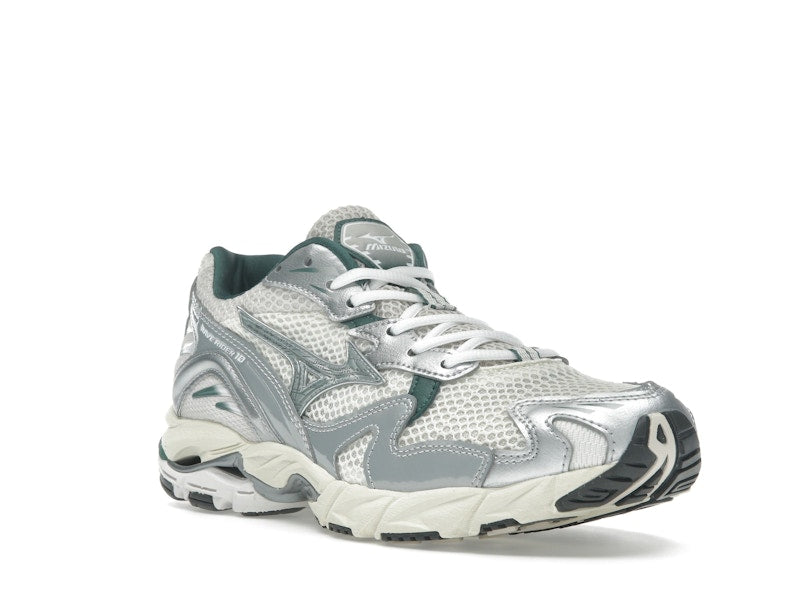 Mizuno Wave Rider 10 White Slate Bistro Green