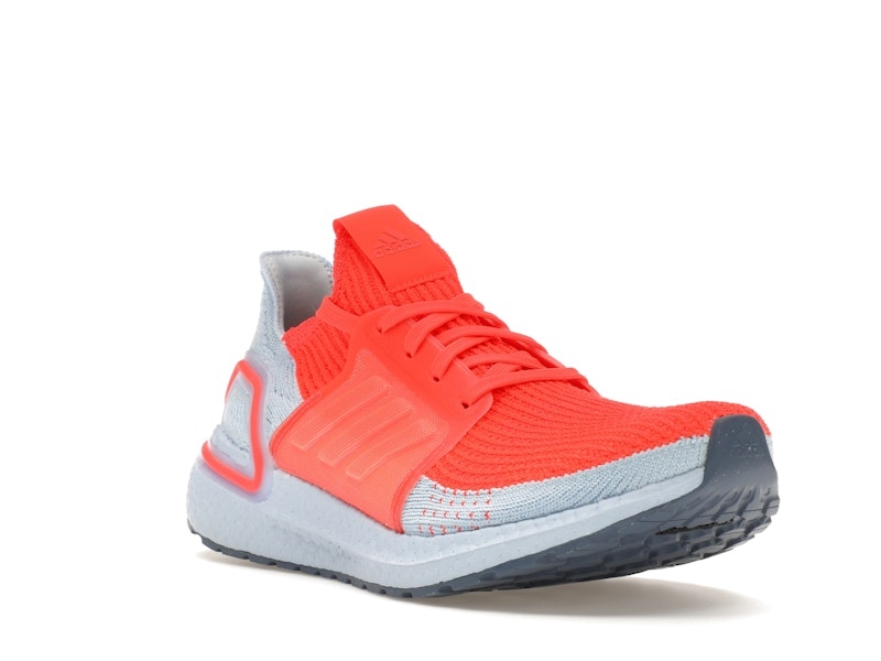 adidas Ultra Boost 19 Solar Red Glow Blue