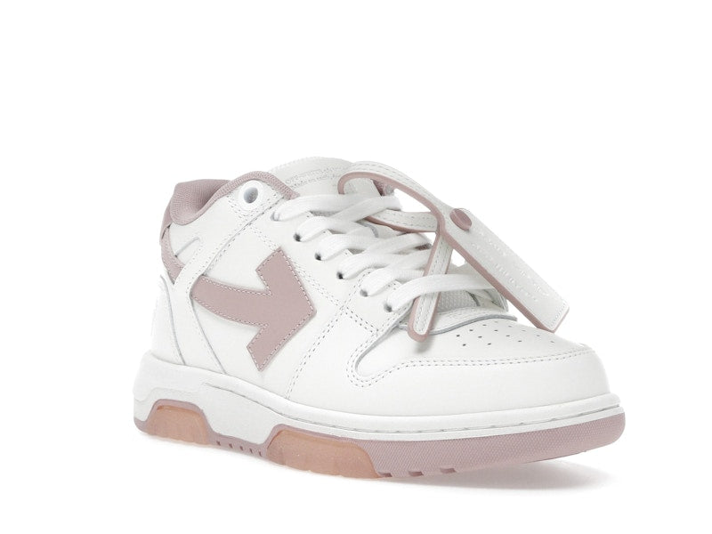 OFF-WHITE Out Of Office OOO Low Tops White Pink (Women's)