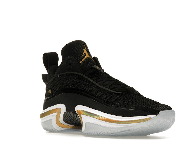 Jordan 36 Low Black Gold (Clear Sole)
