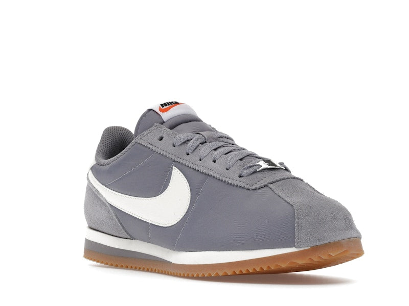 Nike Cortez Textile Cement Grey Gum Light Brown Safety Orange Sail (Women's)
