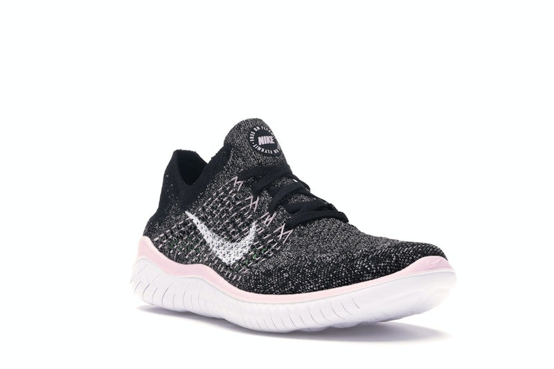 Nike Free RN Flyknit 2018 Black Pink Foam (Women's)