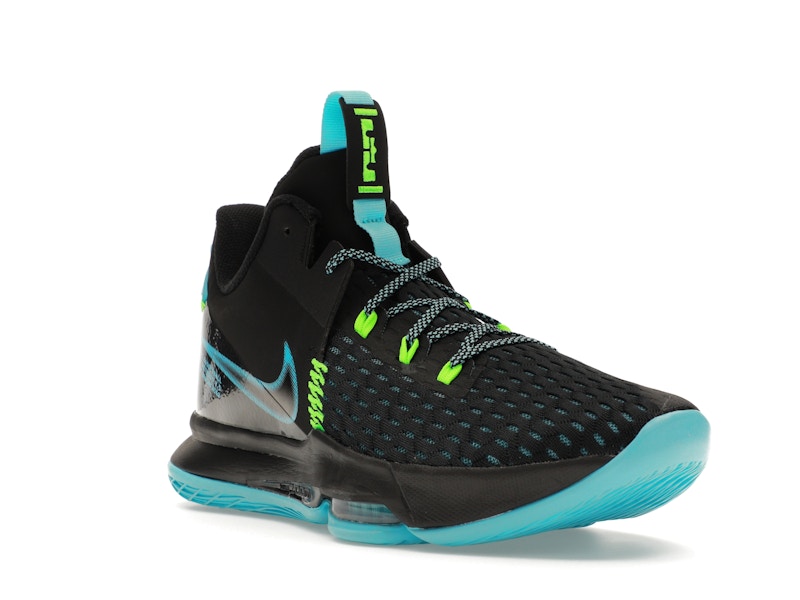 Nike LeBron Witness 5 Black Light Blue Fury