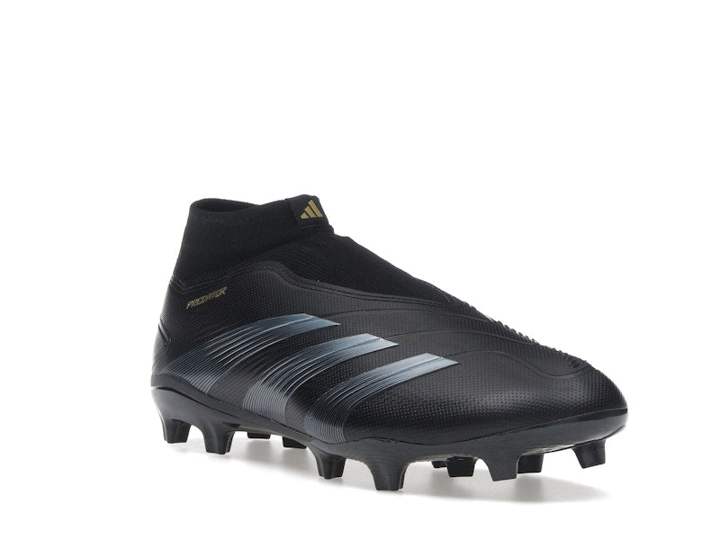 adidas Predator League Laceless FG Core Black Carbon Gold Metallic