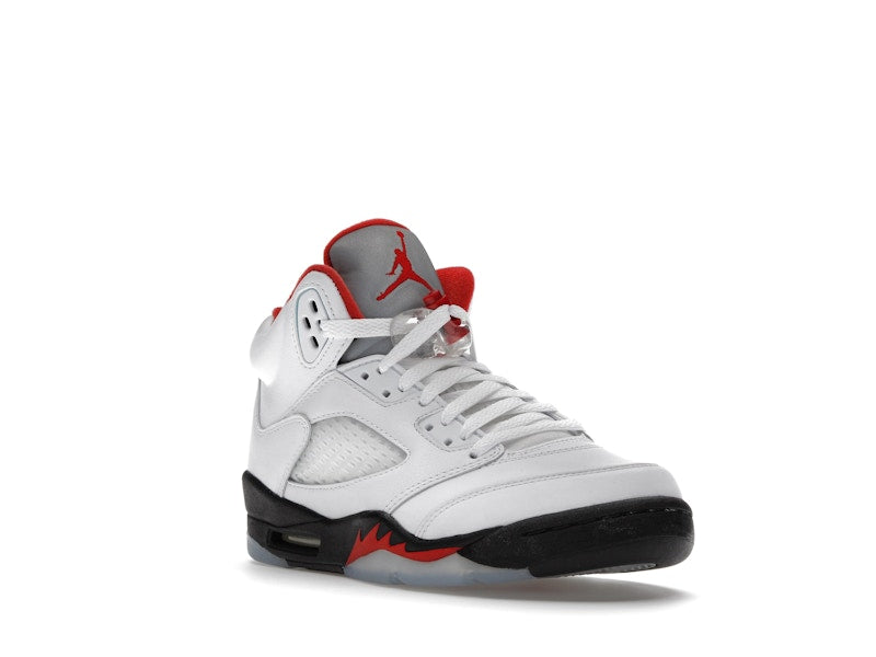Jordan 5 Retro Fire Red Silver Tongue (2020) (GS)