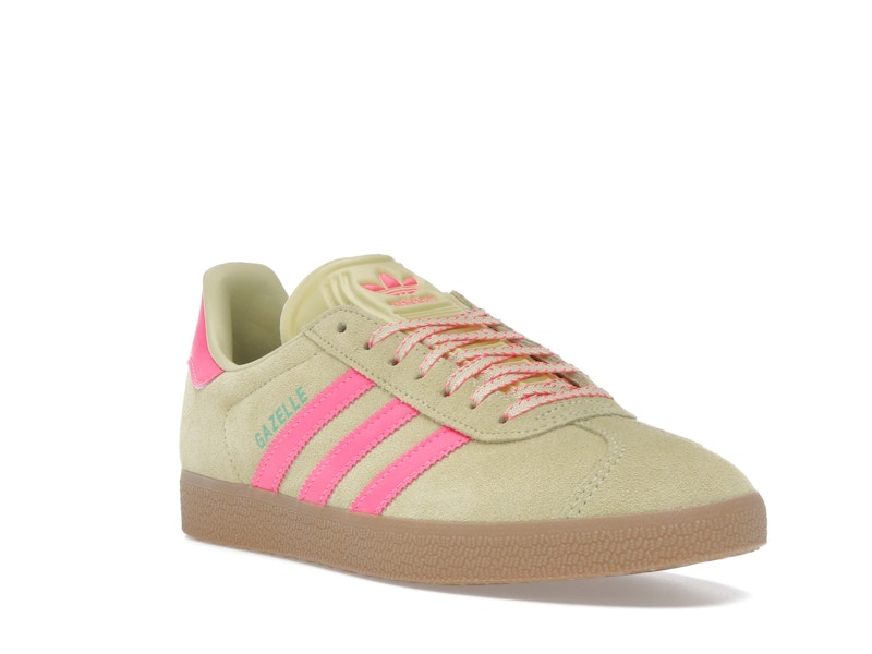 adidas Gazelle Powder Yellow Lucid Pink (Women's)