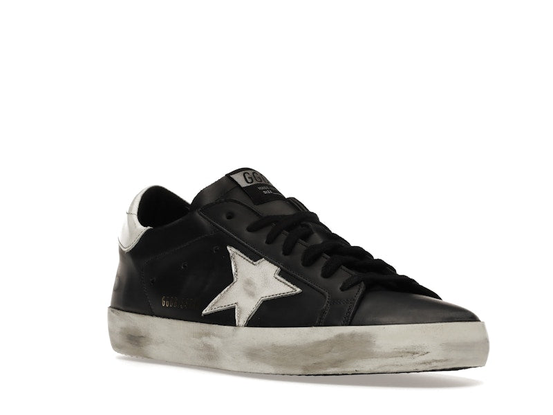 Golden Goose Super-Star Black White Leather