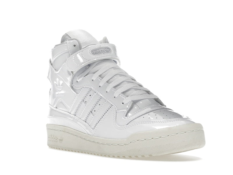 adidas Forum Mid Triple White Patent Leather (Women's)