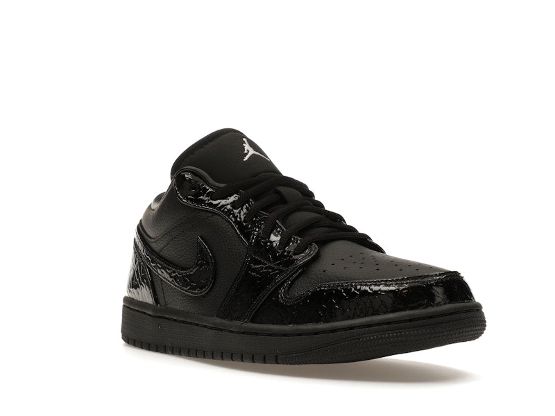 Jordan 1 Low SE Patent Elephant Black (Women's)