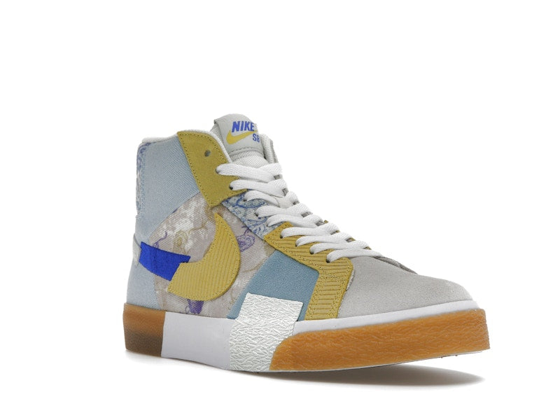 Nike SB Zoom Blazer Mid Premium Floral Paisley Boarder Blue