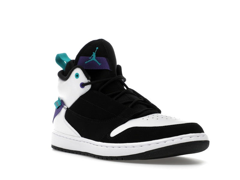Jordan Fadeaway Black White Grape